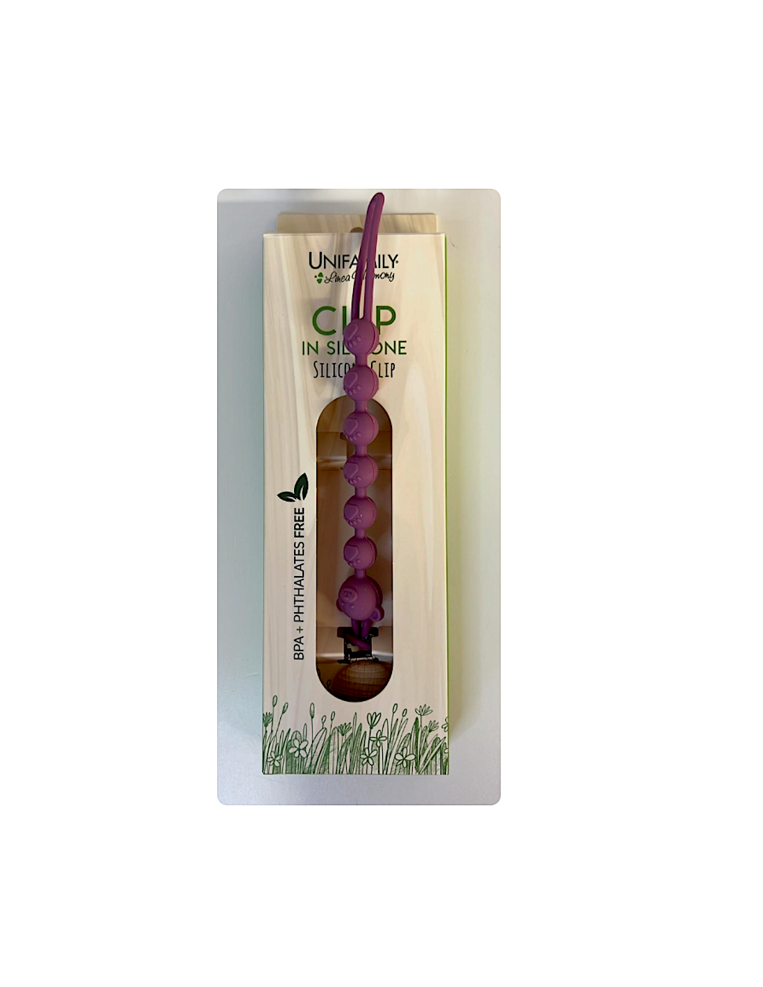 UNF 417 CLIP IN SILICONE MALVA