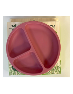 UNF 410 PIATTO PAPPA IN SILICONE        BLUSH
