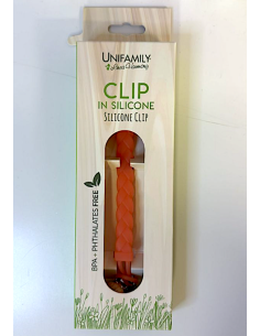 UNF 437 CLIP TRECCIA IN SILICO          NE ORANGE