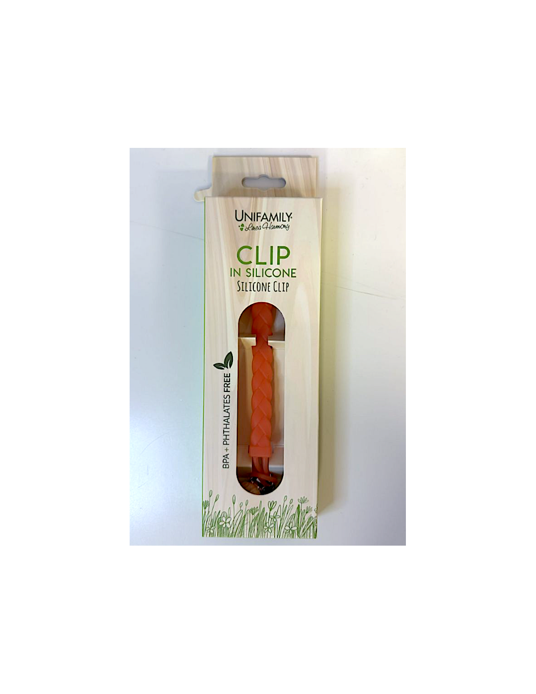 UNF 437 CLIP TRECCIA IN SILICO          NE ORANGE