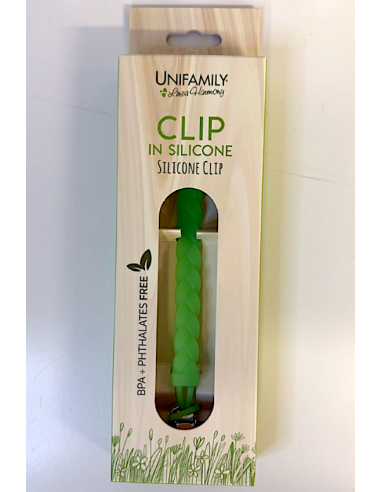UNF 438 CLIP TRECCIA IN SILICO          NE GREEN