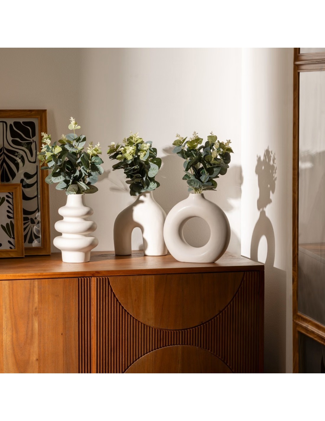 Composizione eucalipto con vaso Suza modelli assortiti | shopincasa.it