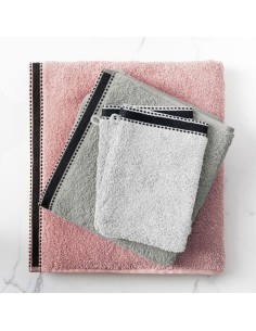 Asciugamano Joia 50x90 cm cotone grigio ardesia Atmosphera | shopincasa.it