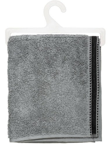 Asciugamano Joia 50x90 cm cotone grigio ardesia Atmosphera | shopincasa.it