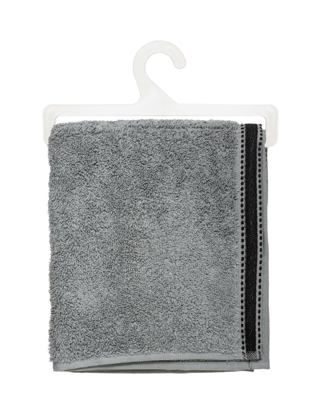 Asciugamano Joia 50x90 cm cotone grigio ardesia Atmosphera | shopincasa.it