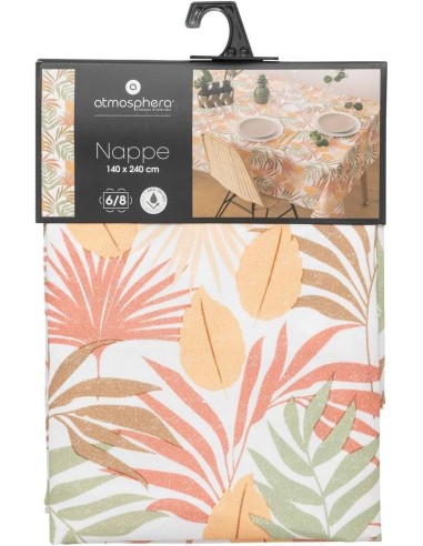 Tovaglia antimacchia Sahypa 140x240 cm arancione Atmosphera | shopincasa.it
