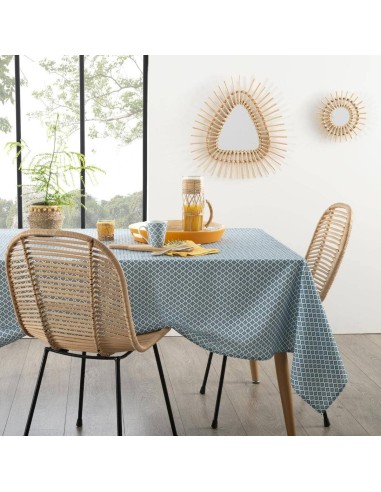Tovaglia antimacchia Tikal 140x240 cm blu Atmosphera | shopincasa.it
