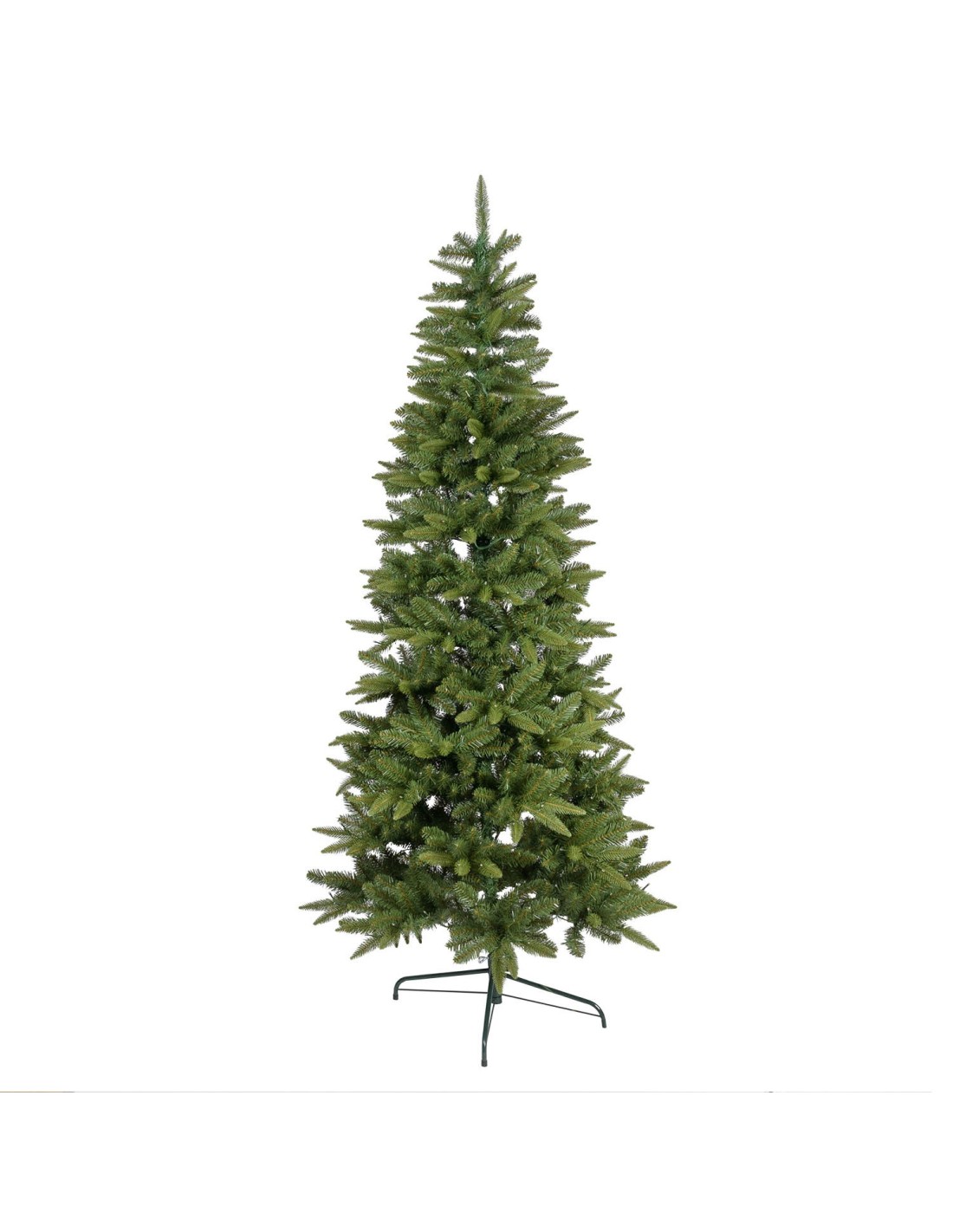 ALBERI DI NATALE: vendita online Abete Slim di Natale Prelit H210cm, PVC+PE Verde, 400 LED Bianco Caldo, 1025 Punte, Giochi d...