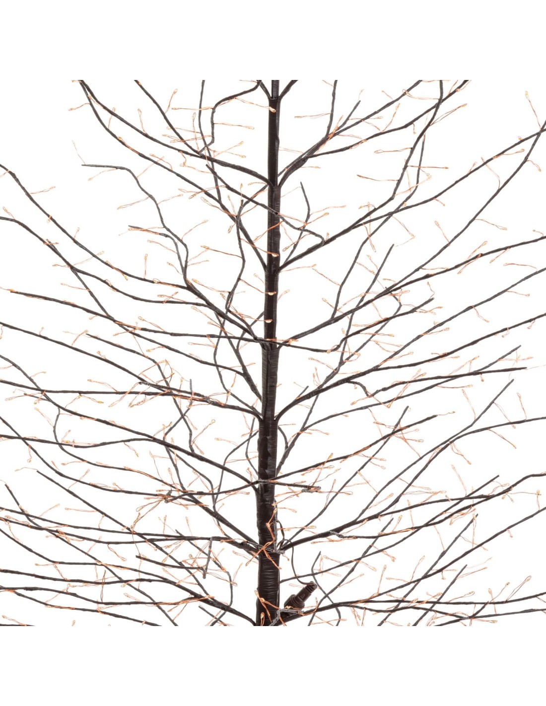 ALBERI DI NATALE: vendita online Albero Ramo di Natale Tiglio Marrone H170cm, 784 MicroLED Bianco Caldo, FlashLED Diamond, Ra...