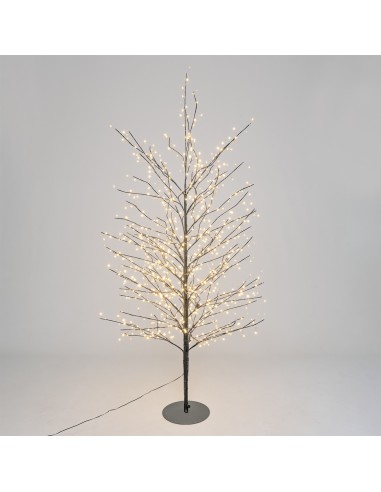 ALBERI DI NATALE: vendita online Albero Ramo di Natale Tiglio Marrone H170cm, 784 MicroLED Bianco Caldo, FlashLED Diamond, Ra...