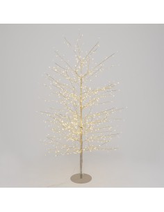 ALBERI DI NATALE: vendita online Albero Ramo di Natale Tiglio Champagne H170cm, 784 MicroLED Bianco Caldo e Bianco, FlashLED ...