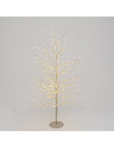 ALBERI DI NATALE: vendita online Albero Ramo di Natale Tiglio Champagne H170cm, 784 MicroLED Bianco Caldo e Bianco, FlashLED ...