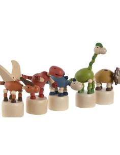 GIOCHI IN LEGNO: vendita online DINOSAURI IN LEGNO 8X14X11CM, GIOCATTOLO ASSORTITO PER BAMBINI in offerta