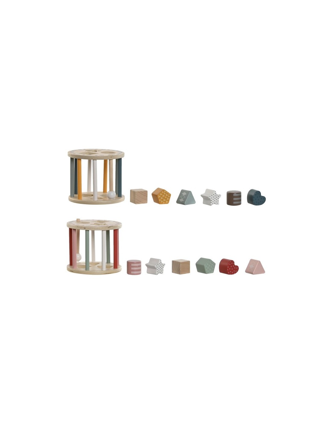 GIOCHI IN LEGNO: vendita online FORME LEGNO 7 PEZZI, 13X11CM GIOCATTOLO ASSORTITO in offerta