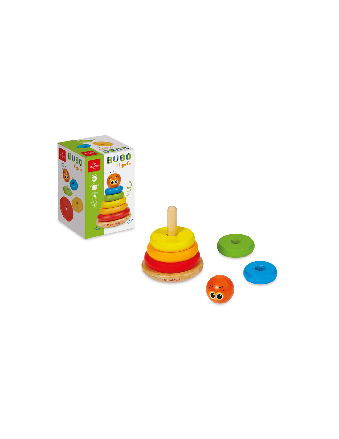INFANZIA: vendita online GIOCO EDUCATIVO 054022 BUBO IL GUFO in offerta