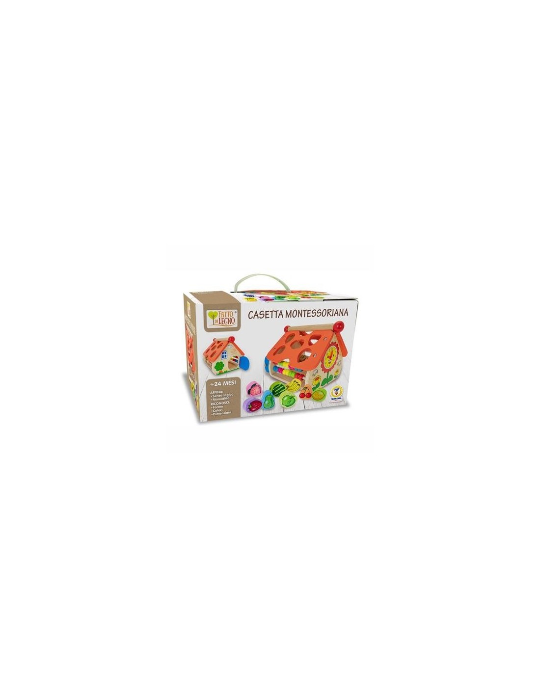 INFANZIA: vendita online CASETTA MONTESSORIANA - FATTO DI LEGNO -GIOCO EDUCATIVO in offerta