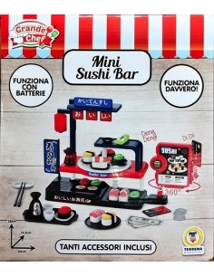 PRESCOLARI: vendita online MINI SUSHI BAR CON ACCESSORI-GRANDE CHEF in offerta 2