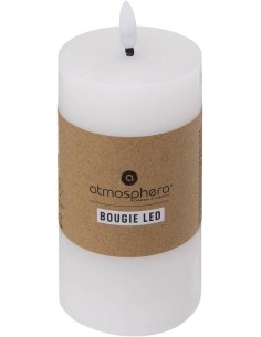 CANDELE: vendita online Candela tonda a LED Molia H15 cm bianco – Atmosphera in offerta 2