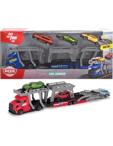 GIOCHI BOY: vendita online BISARCA, CAMION GIOCATTOLO, 3 AUTO, 28 CM, MULTICOLORE in offerta