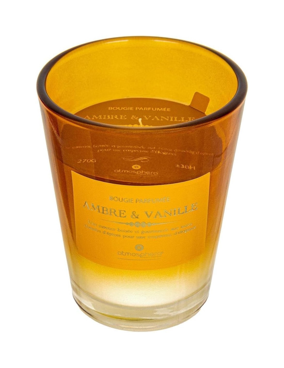 CANDELA PROFUMATA 200618A AMBRA 270GR su Shop in Casa