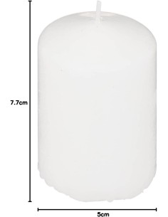 CANDELE: vendita online Set 3 candele bianche Many 110 g – Atmosphera in offerta 2