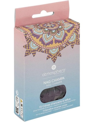 Set 15 coni d’incenso Taly Nag Champa con supporto | shopincasa.it