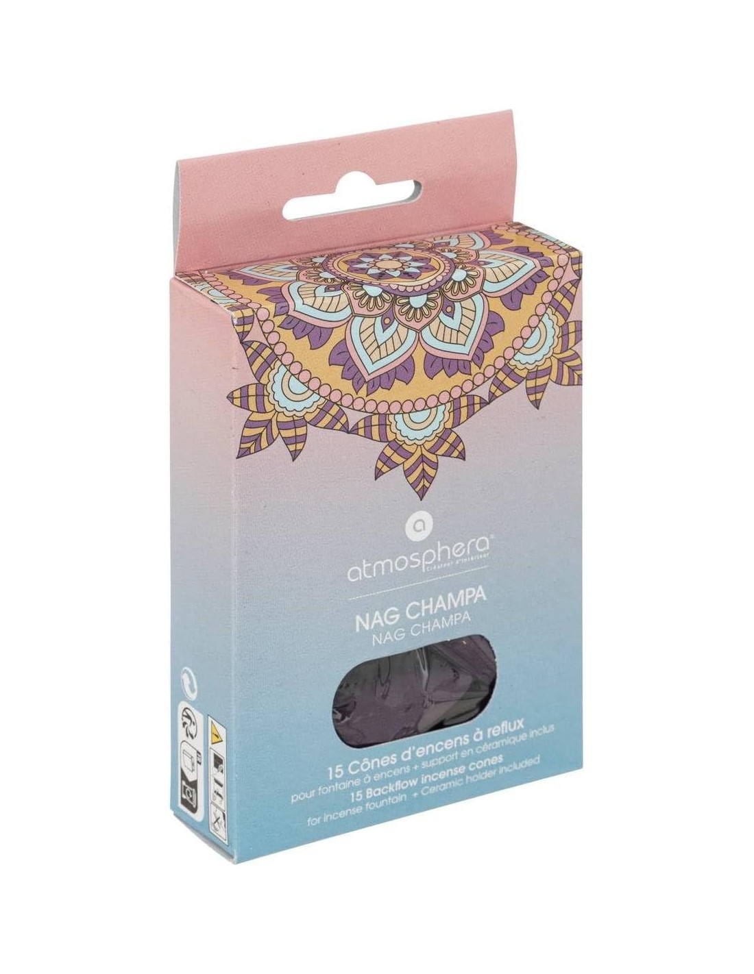 Set 15 coni d’incenso Taly Nag Champa con supporto | shopincasa.it