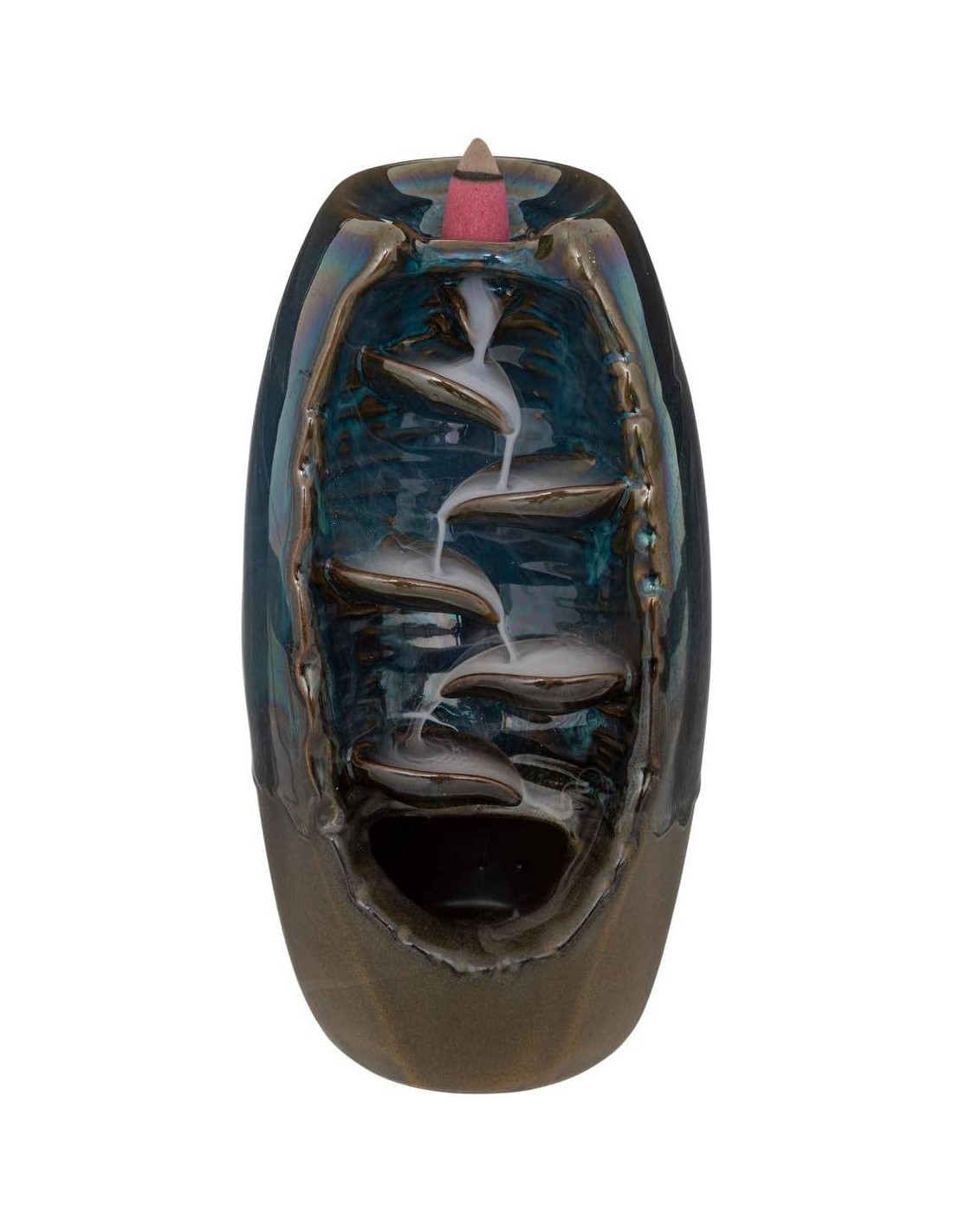 Bruciatore da incenso a fontana Blu 20x11 cm | shopincasa.it