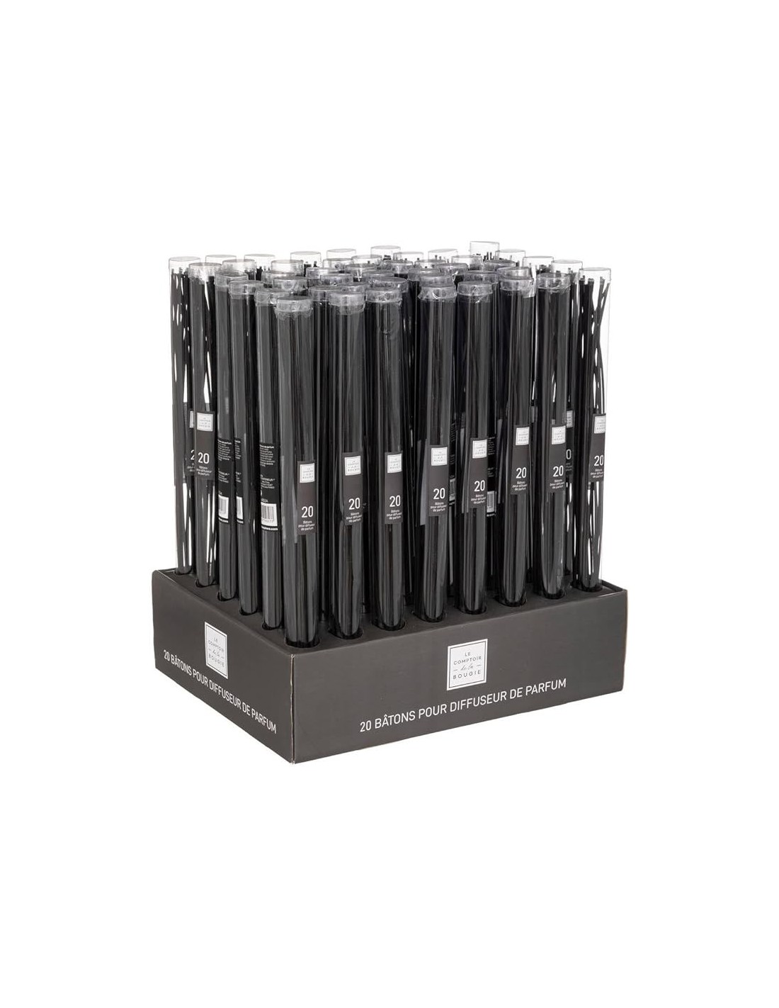 SET 20 BACCHETTE 164853A X PROFUMATORE 40CM NERO su Shop in Casa
