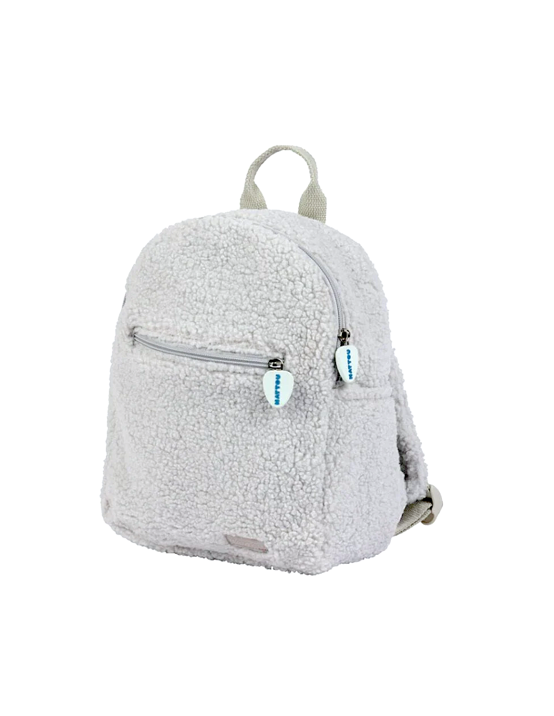 zaino teddy grigio Nattou per bambini 12m+ | shopincasa.it