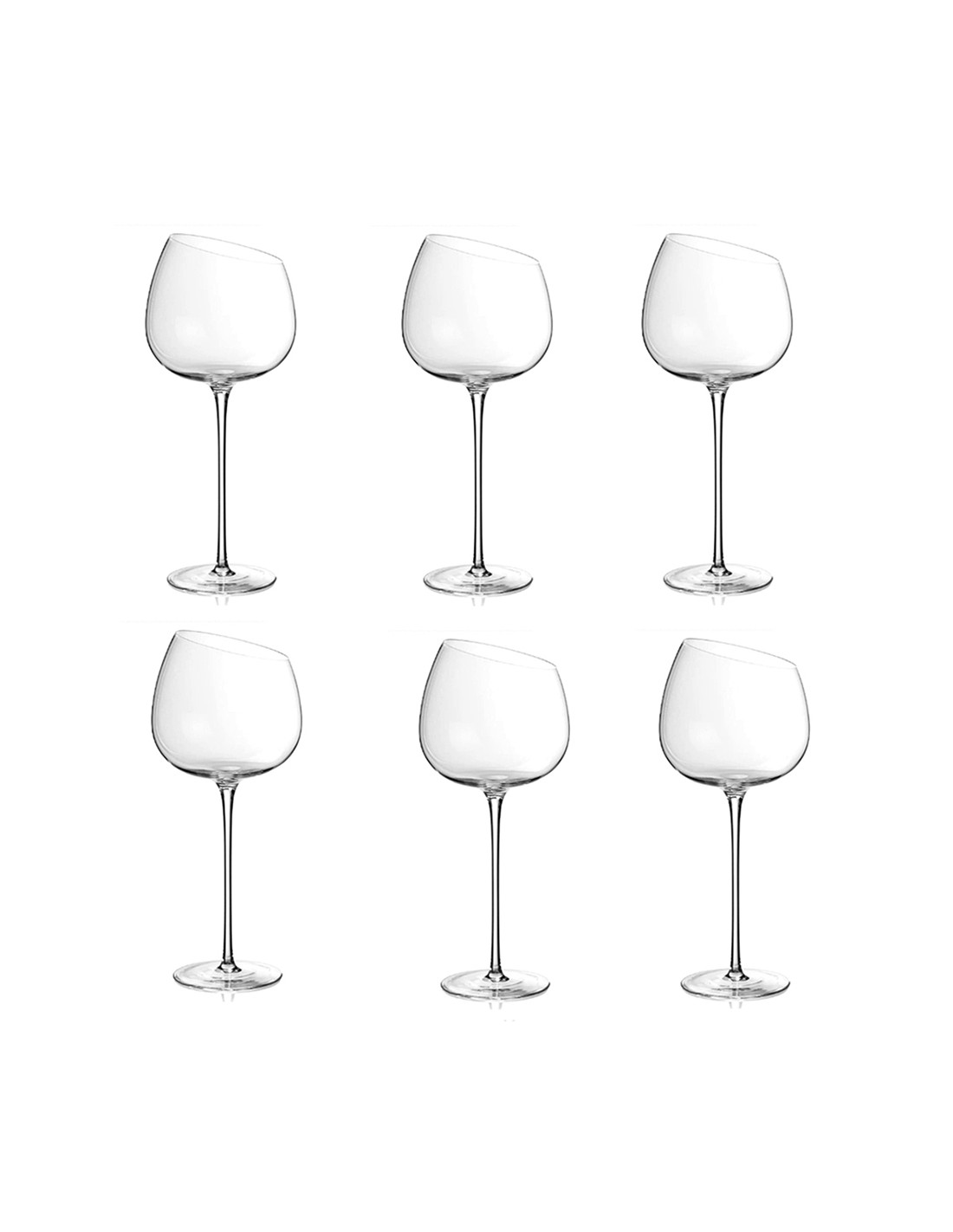 Set 6 Calici Bocca di Lupo in Vetro – shopincasa.it
