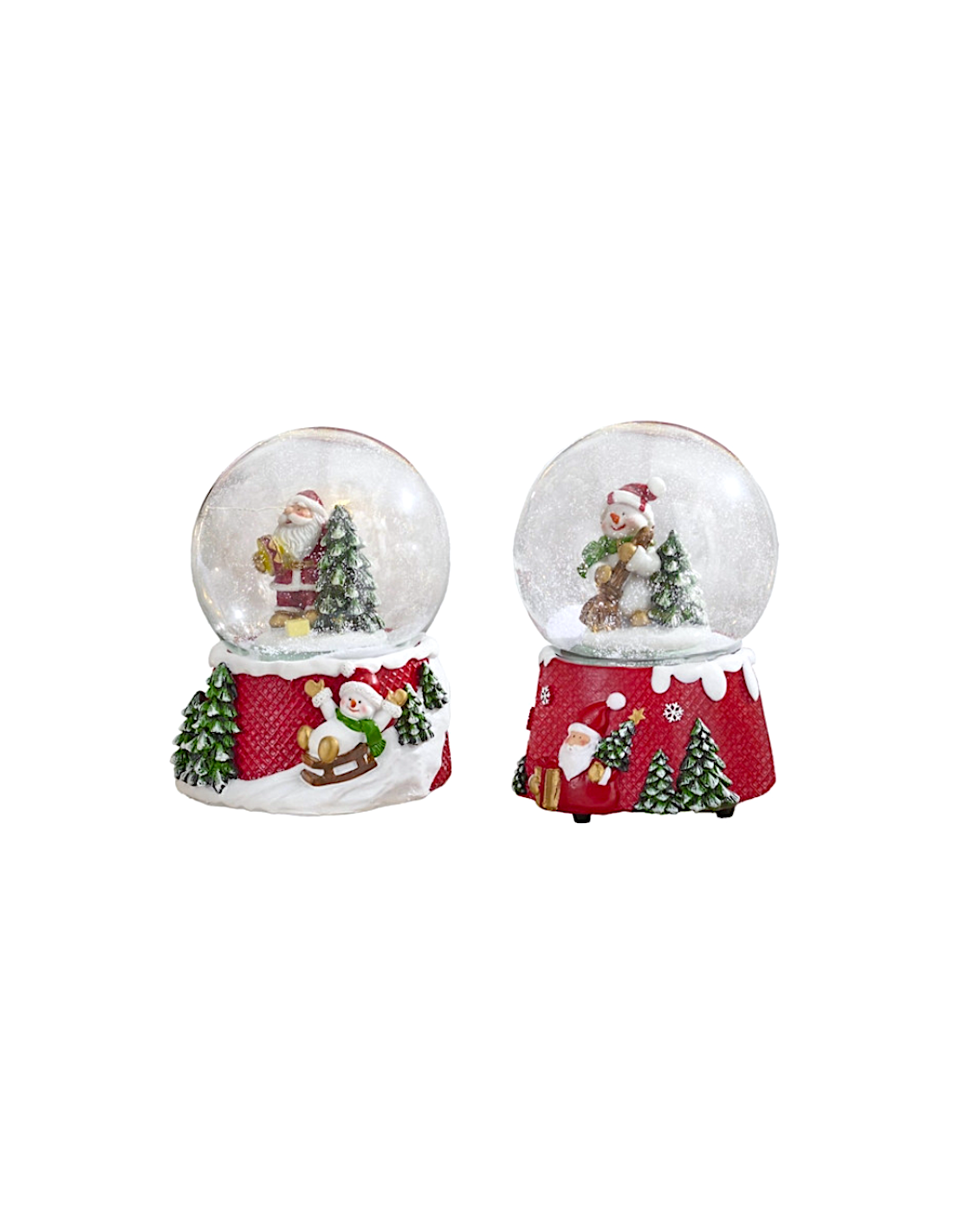 carillon palla di neve rombi Brandani in poliresina | shopincasa.it
