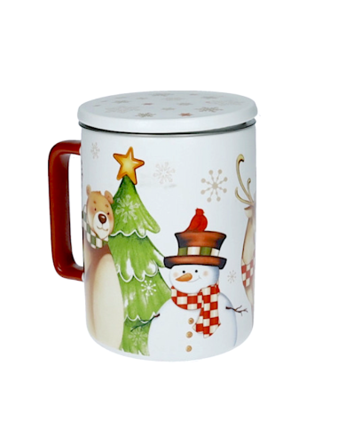 MUG RACCONTI C/TAPPO E FILTRO NEW BONE CHINA BRANDANI