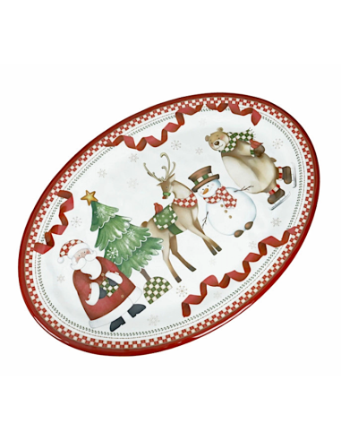 Brandani Vassoio Ovale “Racconti” in Melamina 35×25×2 cm - Shopincasa.it