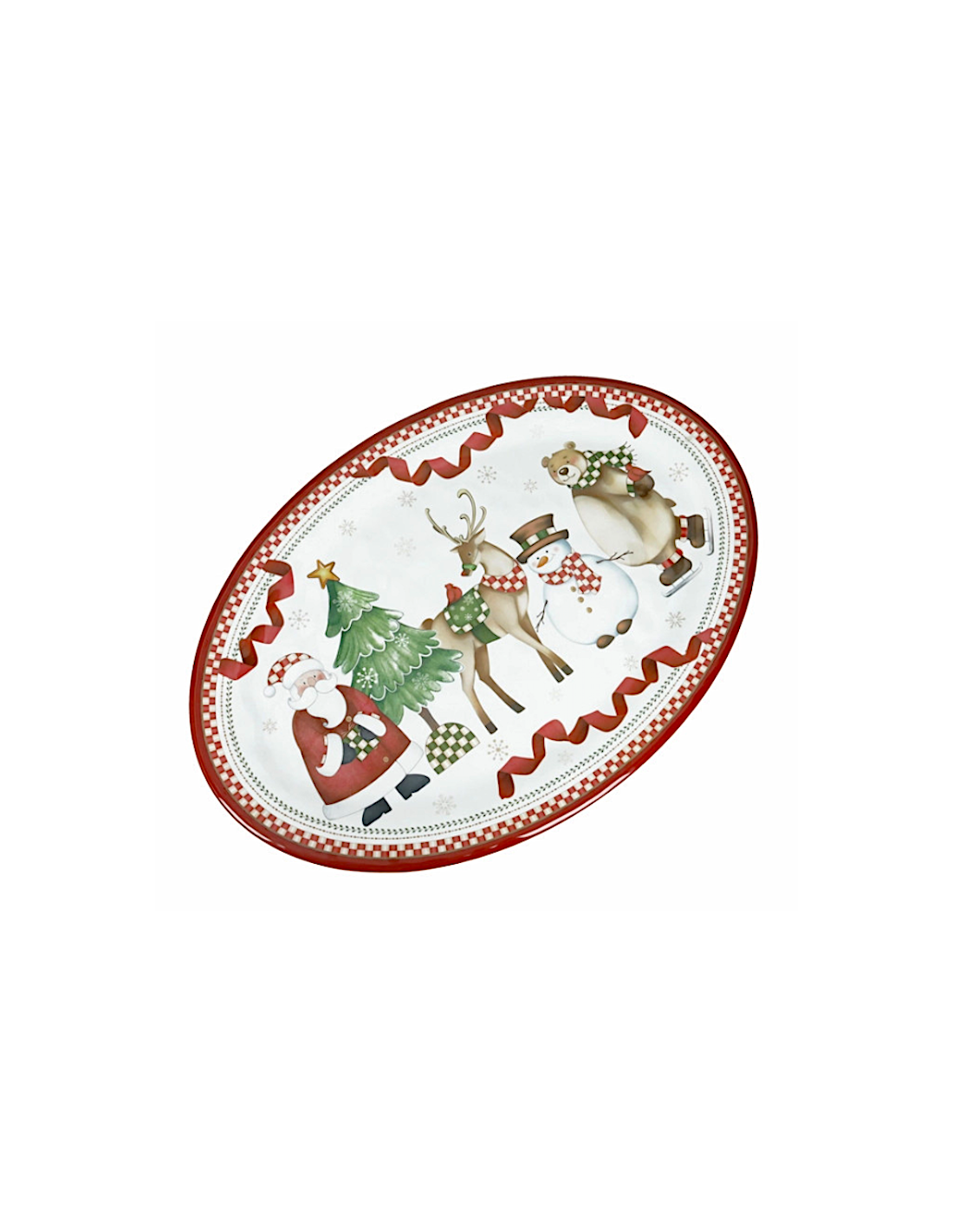 Brandani Vassoio Ovale “Racconti” in Melamina 35×25×2 cm - Shopincasa.it