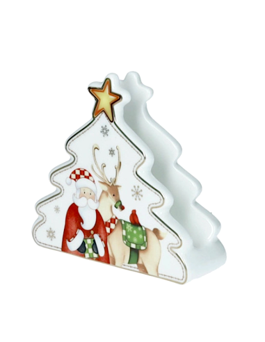 Brandani “Racconti” Portatovaglioli Abete in New Bone China - Shopincasa.it