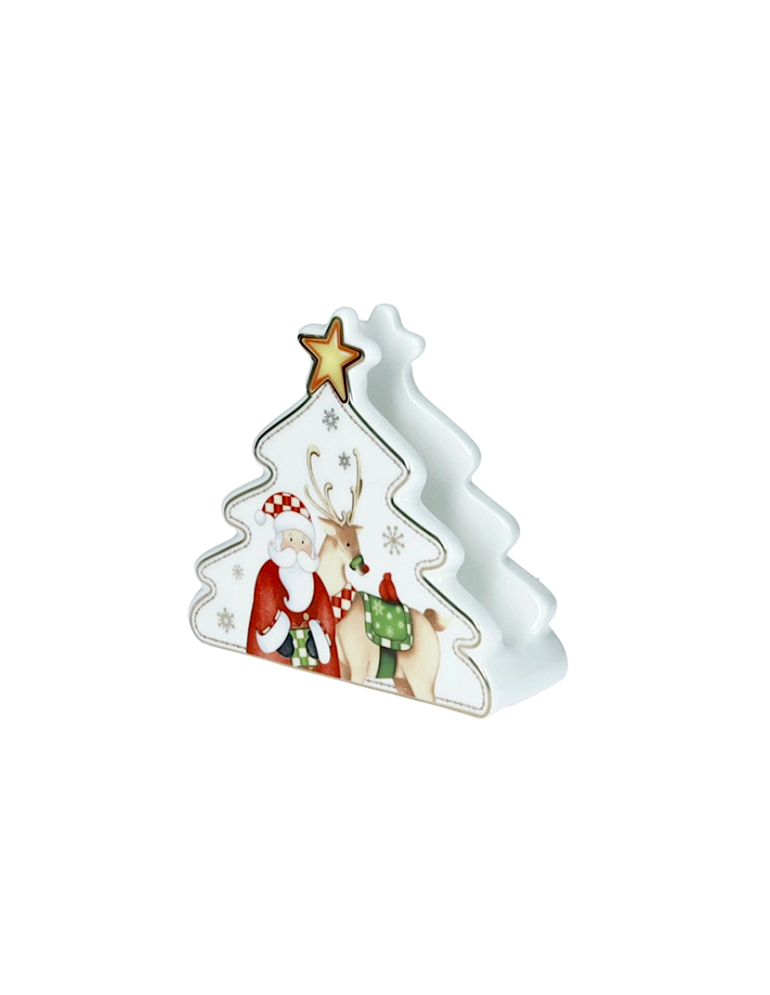 Brandani “Racconti” Portatovaglioli Abete in New Bone China - Shopincasa.it