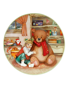 Brandani “Cuccioli” Piatto Bimba Orsetto Ø 30 cm - Shopincasa.it