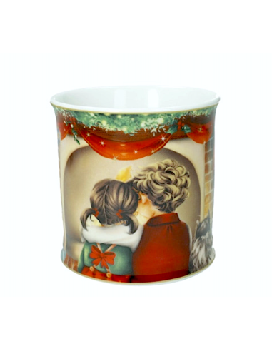 Brandani Mug “Cuccioli (Bimbi Caminetto)” New Bone China 9,5x9,5 cm | shopincasa.it