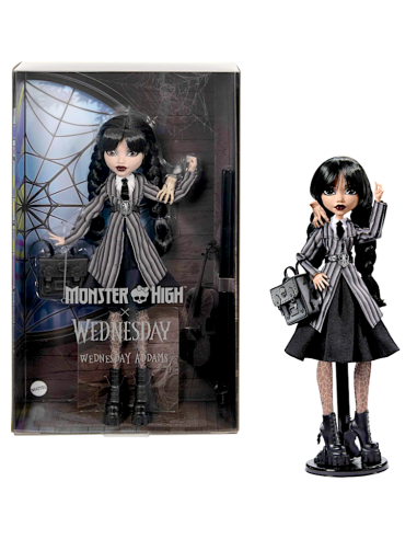 GIOCATTOLO PUBBLICIZZATO: vendita online Bambola Monster High Wednesday Addams con Accessori in offerta