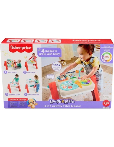 INFANZIA: vendita online TAVOLINO ATTIVITÀ, 4 IN 1, FISHER-PRICE, MULTILINGUA, INTERATTIVO, LUCI, SUONI, CAVALLETTO, 6 MESI+,...