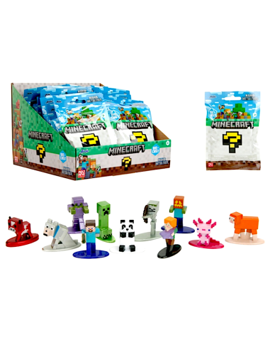 GIOCATTOLO PUBBLICIZZATO: vendita online MINECRAFT PERSONAGGIO METALLO ASSORTITO in offerta