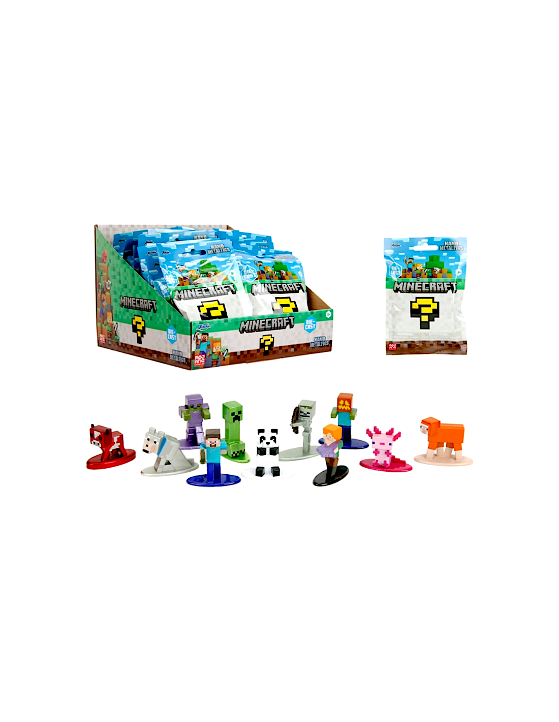 GIOCATTOLO PUBBLICIZZATO: vendita online MINECRAFT PERSONAGGIO METALLO ASSORTITO in offerta