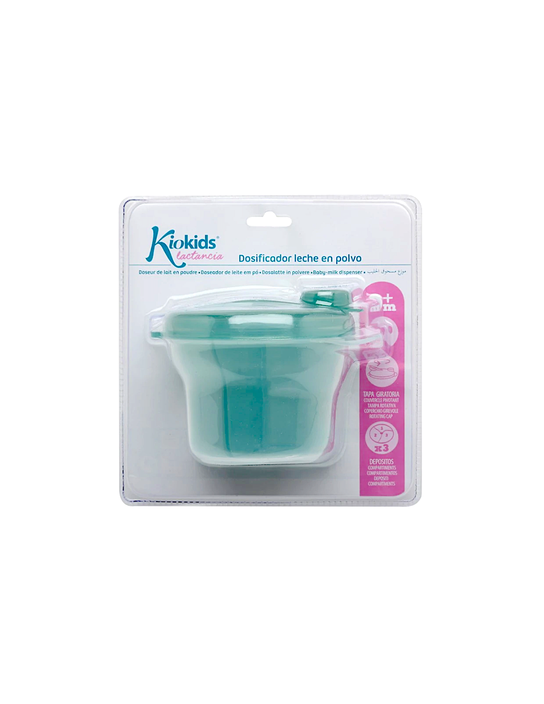 Dispenser di Latte in Polvere a 3 Scomparti Sage – shopincasa.it