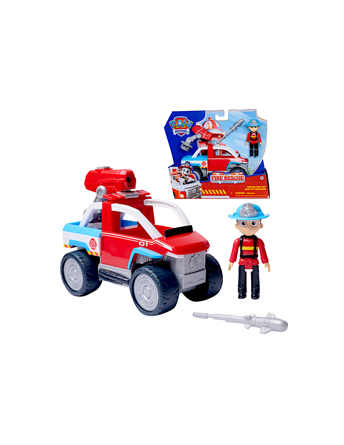 GIOCATTOLO PUBBLICIZZATO: vendita online PAW PATROL QUAD DEI POMPIERI CON PERSONAGGIO in offerta