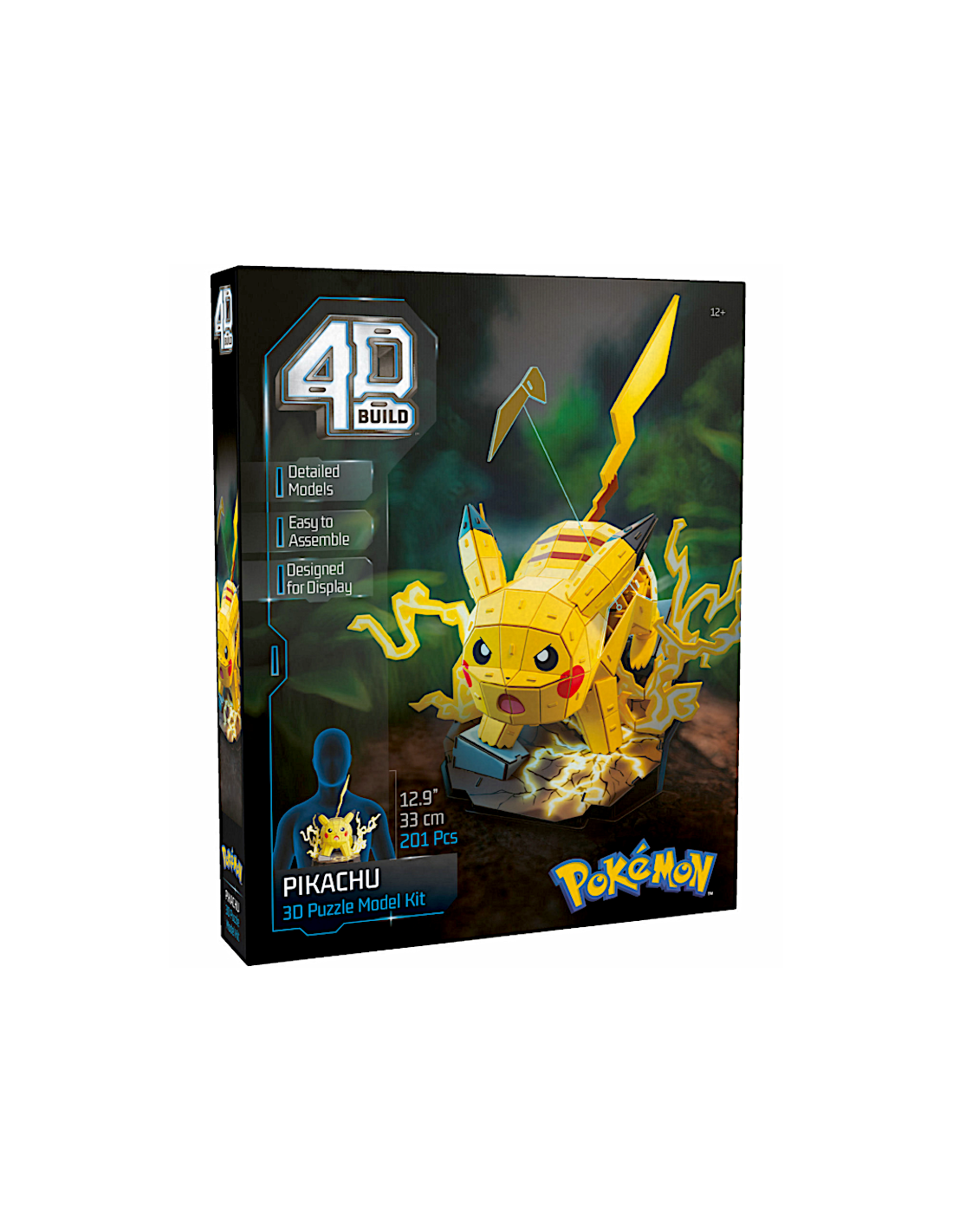 GIOCHI DI SOCIETA'E PUZZLE: vendita online 4D BUILD, POKÉMON PIKACHU, KIT MODELLO 3D, 201 PEZZI, FACILE DA MONTARE, 12+ ANNI ...