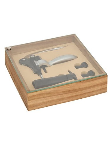 Set sommelier Jules 4 pezzi con cavatappi a leva – Secret Gourmet | shopincasa.it