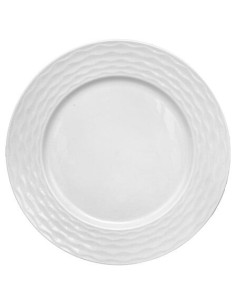 Servizio piatti 12 pezzi Paloma bianco in porcellana | shopincasa.it