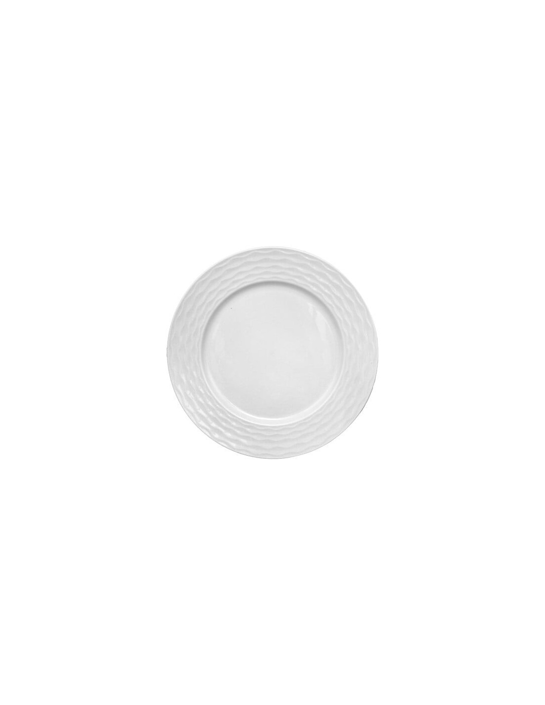Servizio piatti 12 pezzi Paloma bianco in porcellana | shopincasa.it
