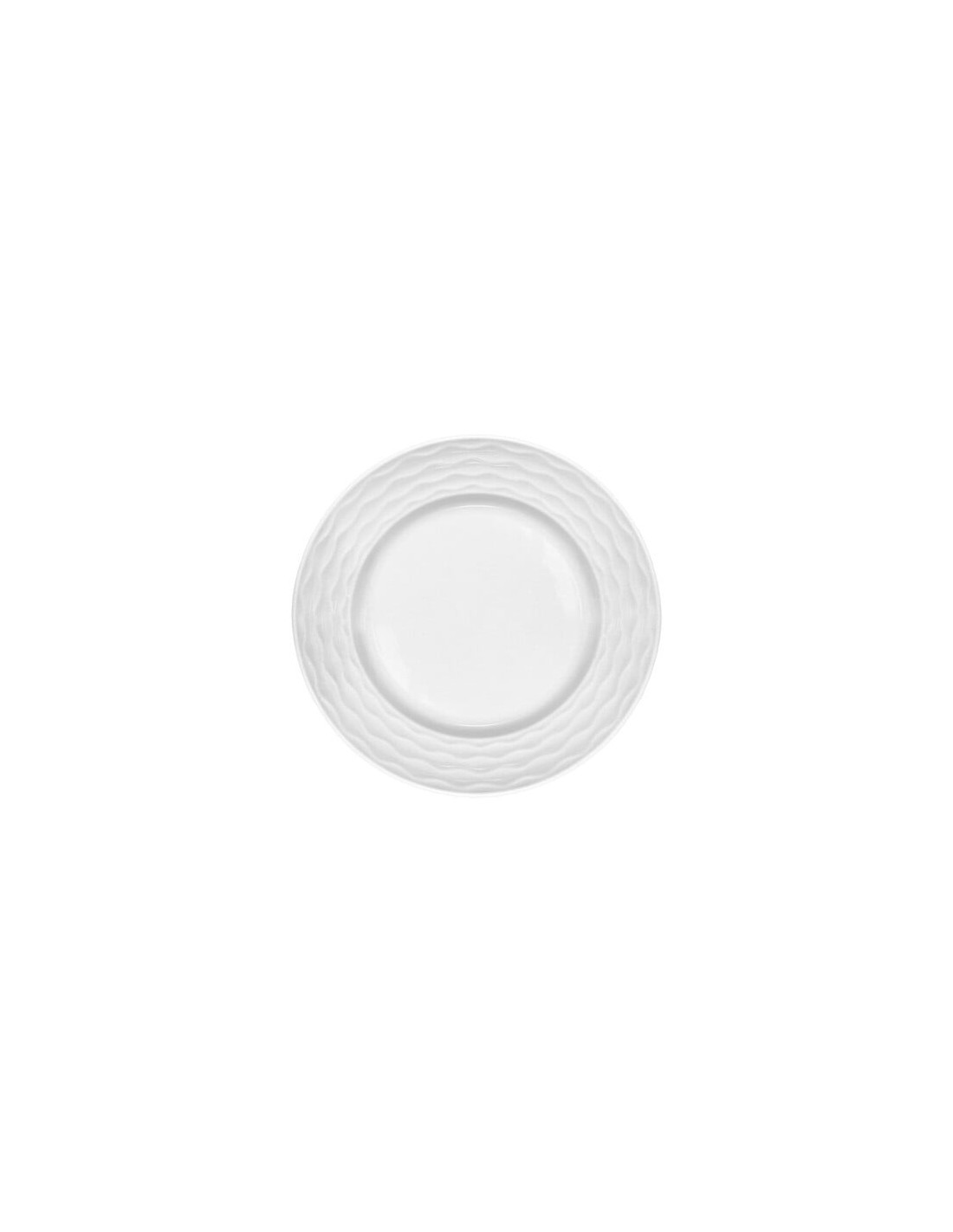 Servizio piatti 12 pezzi Paloma bianco in porcellana | shopincasa.it